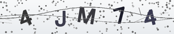 Security code: five letters and numbers
